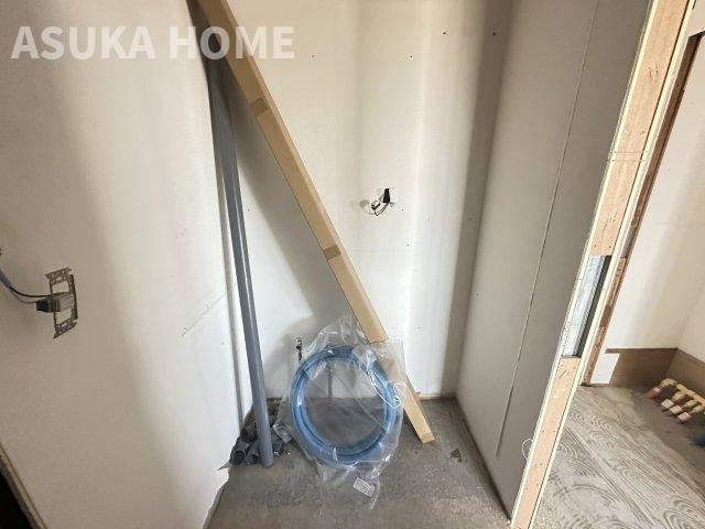 仲町台パークヒルズ　７号棟のランドリースペース|ランドリースペースには新しい洗面化粧台が設置されます。