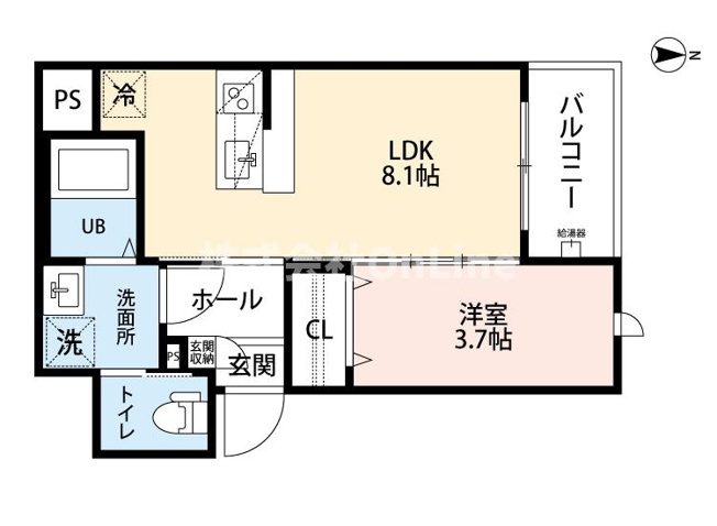 【間取り】 | グランフィオーレ平野（旧：robot home 平野）