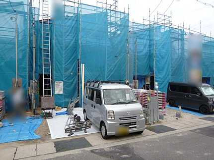 呉市広中新開3丁目の前面道路含む現地写真