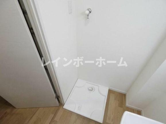 【仲介手数料：半額】対象物件！の設備|洗濯機置き場です