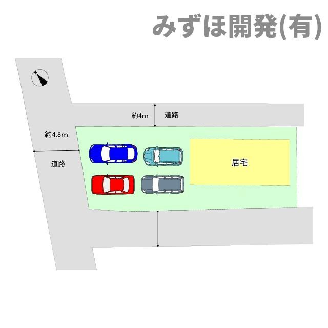 山形市円応寺17-6の区画図