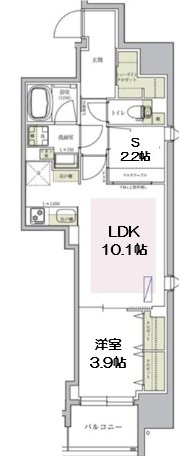 【間取り】 | アーバネックス堺筋本町