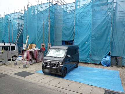 呉市広中新開3丁目の前面道路含む現地写真
