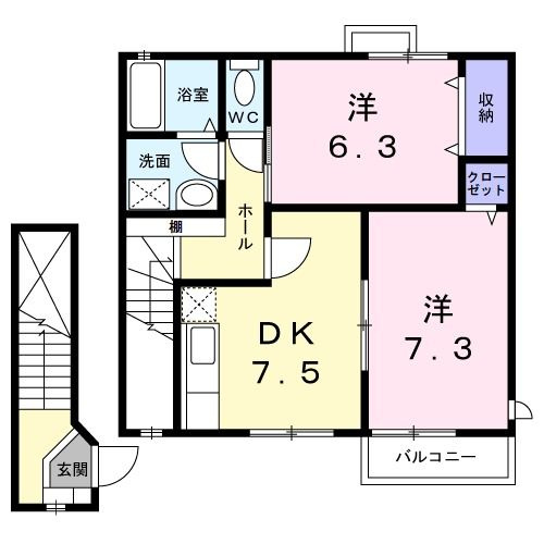 【間取り】 | グランパレス　Ⅰ