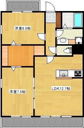 Spring長嶺南の間取り