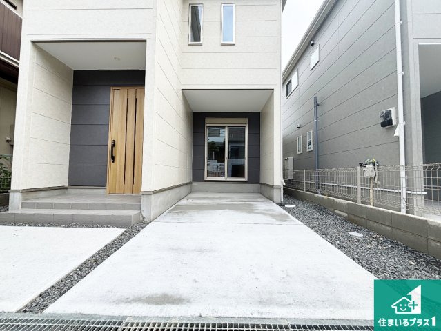 ■高槻市大和　第1期　新築一戸建ての駐車場|駐車スペース！散水栓があるので、こまめに愛車を洗えます！