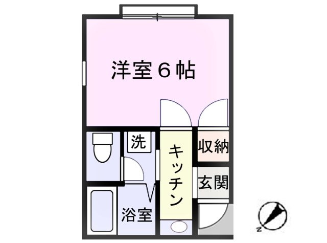 ユーカリフラットの間取り