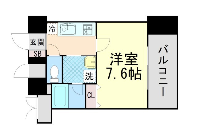 アドバンス神戸アルティスの間取り