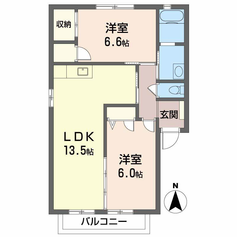 ダイヤモンドハイツの間取り