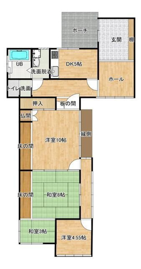 【間取り】 | 万石貸家