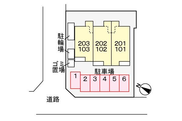 アクシス池浦　　刈谷市近郊の賃貸ならクラスホーム刈谷店の駐車場