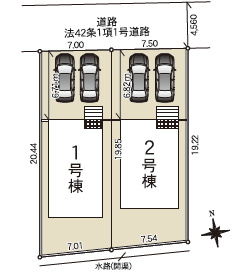 【区画図】 | 福島市南沢又第22　1号棟（Z）