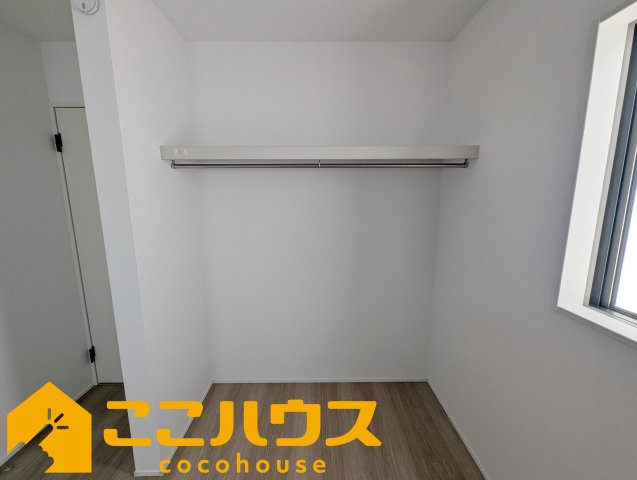 うるま市西原　新築戸建て　全4棟　4号棟の収納|洋服が多い方でも安心の収納力