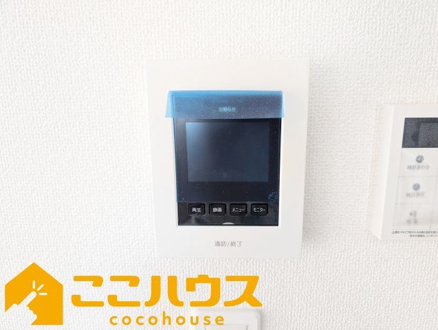 うるま市西原　新築戸建て　全4棟　4号棟のセキュリティ|録画機能付きTVインターホン