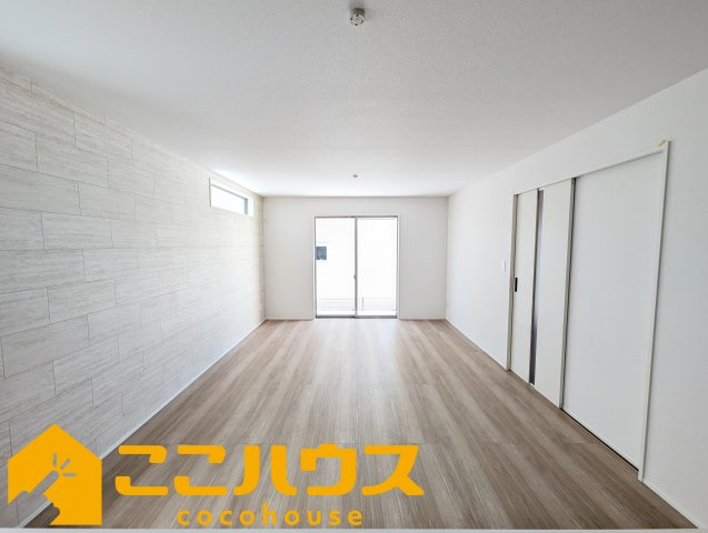 うるま市西原　新築戸建て　全4棟　4号棟の居間・リビング|LDK17.0帖