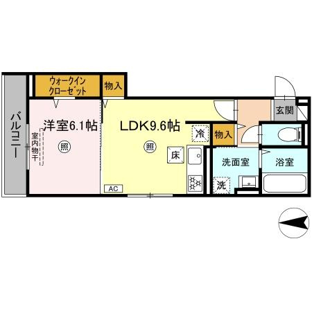 タウン清心の間取り