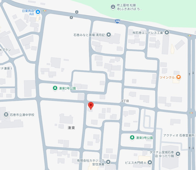 【地図】 | クレイドルガーデン石巻市湊東第8