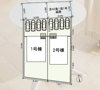 【区画図】 | クレイドルガーデン石巻市湊東第8