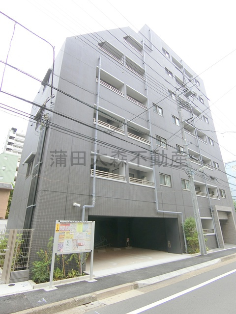 Weave Base OMORIの外観|2026年1月築　RC鉄筋コンクリート造地上7階建て総戸数21戸
東京都品川区南大井5丁目　JR京浜東北線大森駅徒歩8分、京浜急行本線大森海岸駅徒歩8分