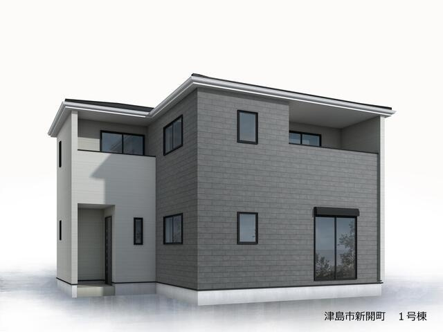 仲介手数料無料）津島市新開町の外観|完成予想図（外観） 