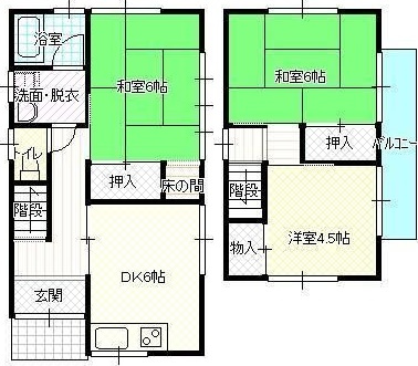一宮戸建ての間取り