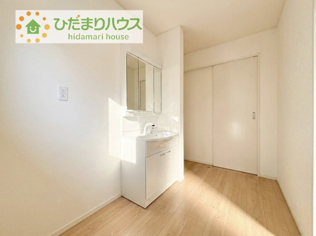 【独立洗面台】 | つくば市観音台第15　新築戸建 | シンプルで使い勝手の良い独立洗面台！