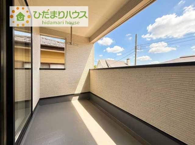 【バルコニー】 | つくば市観音台第15　新築戸建 | 人気が高いインナーバルコニーを採用♪天候を気にせず洗濯物を干せ、紫外線も気にせずに済みます(*^^)v