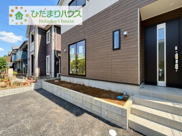 【庭】 | つくば市観音台第15　新築戸建 | 駐車場近くに水栓がございますので洗車もらくらくです♪