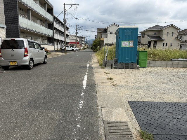 富士見１丁目　新築戸建の前面道路含む現地写真
