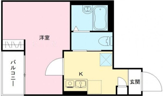 【間取り】 | フェリーチェ東高円寺Ｄ | 間取りです。