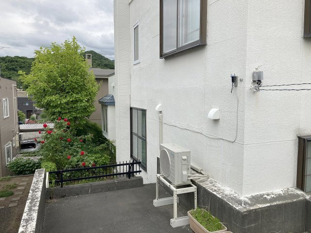 西区福井2丁目　更地渡し土地の展望|現地裏側は山を望める眺望良好の立地です♪