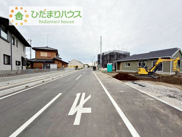 【前面道路含む現地写真】 | 常総市本石下第12　新築戸建　7号棟 | 6/22撮影
