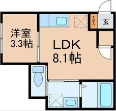ARTE久留米の間取り|使い勝手の良い間取りです♪