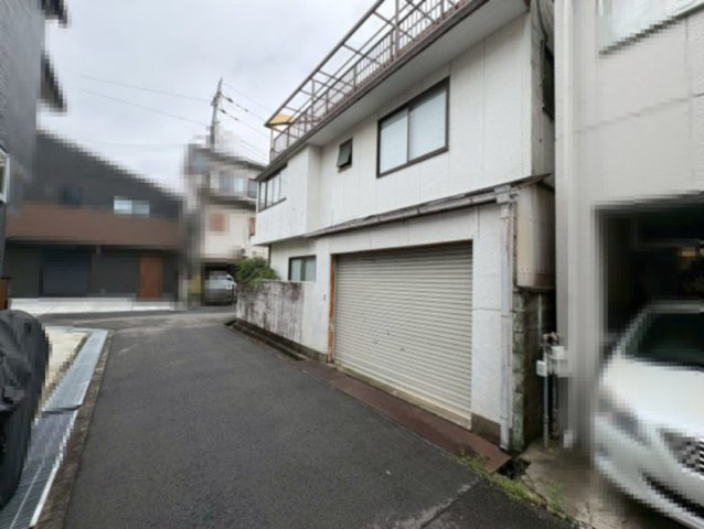 【商談中】向日市寺戸町渋川　　の前面道路含む現地写真|東側の道路です！幅員3.9m!