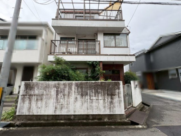 【商談中】向日市寺戸町渋川　　の前面道路含む現地写真|東南角地につき、開放感を感じられるお土地です！