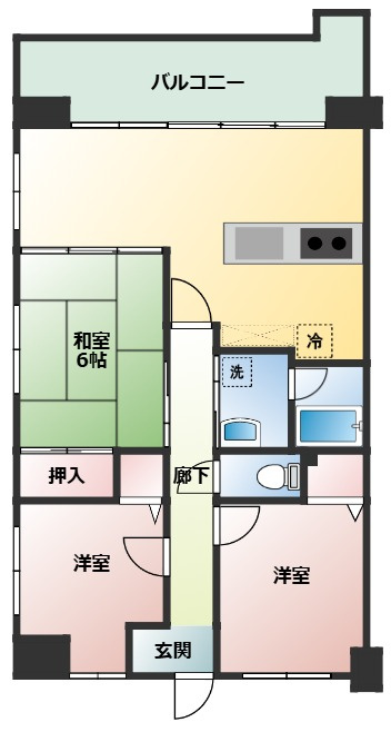 【間取り】の画像