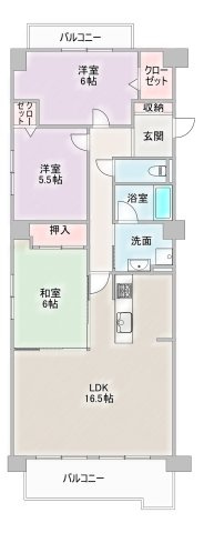 アコール小幡の間取り