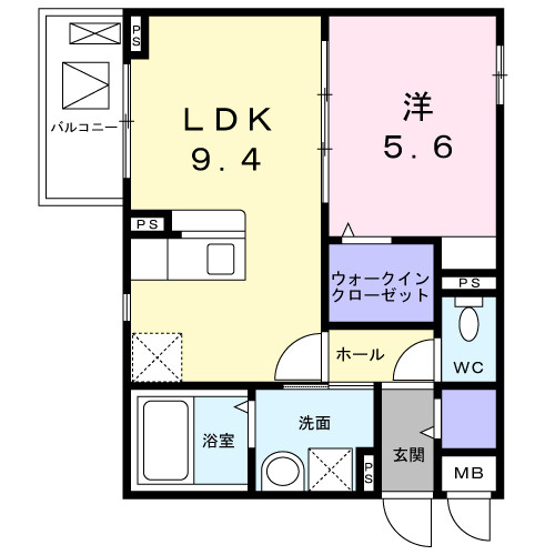 ソフィアコート加古川の間取り