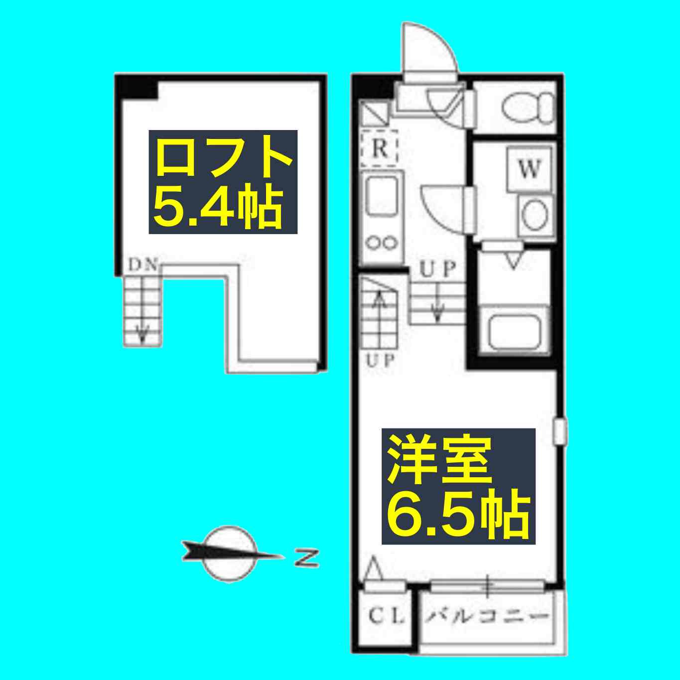 ハーモニーテラス清水Ⅳの間取り