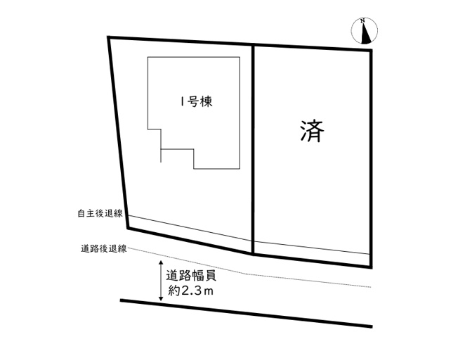 【区画図】 | 姫路市伊伝居2期／全2棟