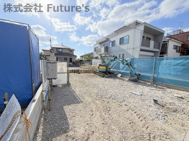 三郷市東町　新築戸建　全2棟　1号棟の外観|現地の写真になります。
