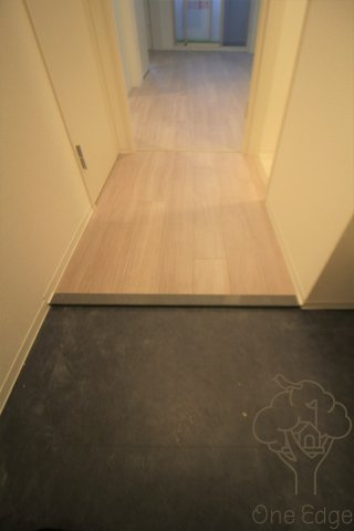セレニテ西中島アリア弐番館の玄関