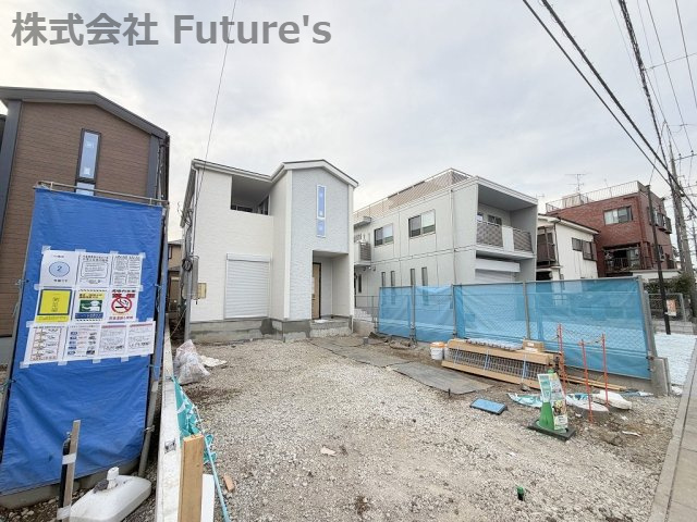 三郷市東町　新築戸建　全2棟　2号棟の外観|現地の写真になります。