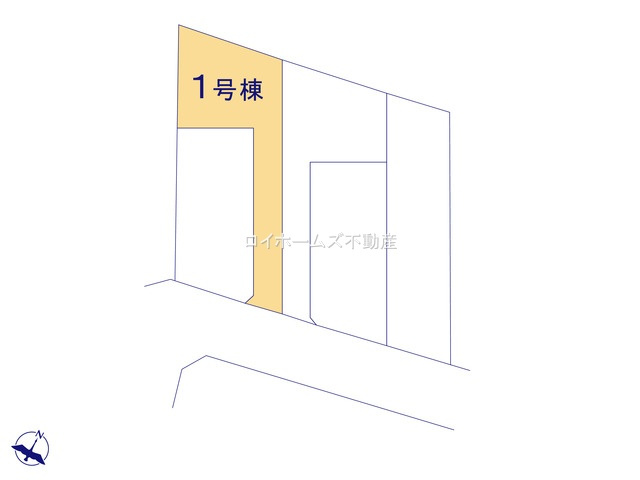 【区画図】 | 豊田市平戸橋町14-3『仲介料無料』新築戸建て | 1号棟