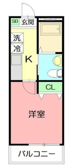 【間取り】 | ＤＥＮ生田 | 間取りです。