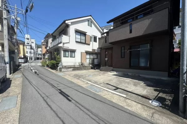 熱海市　清水町の前面道路含む現地写真