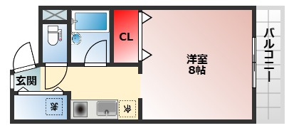 【間取り】 | シャルル泉大津