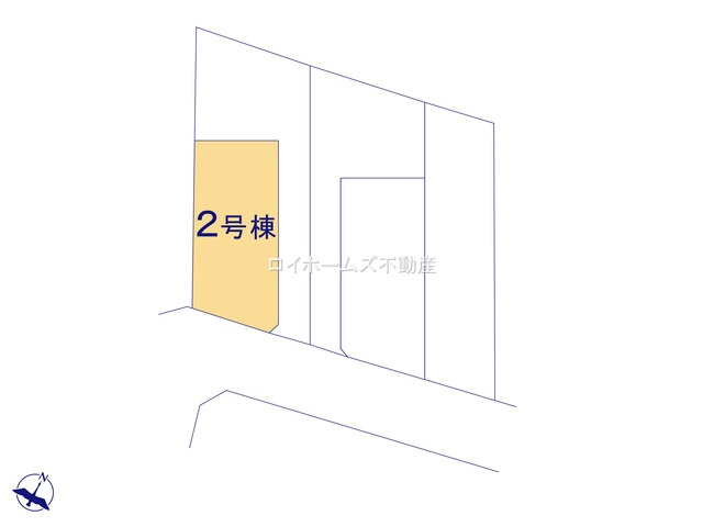 【区画図】 | 豊田市平戸橋町14-3『仲介料無料』新築戸建て | 2号棟