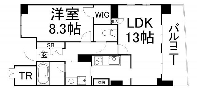 【間取り】 | ロイヤルパークス桃坂