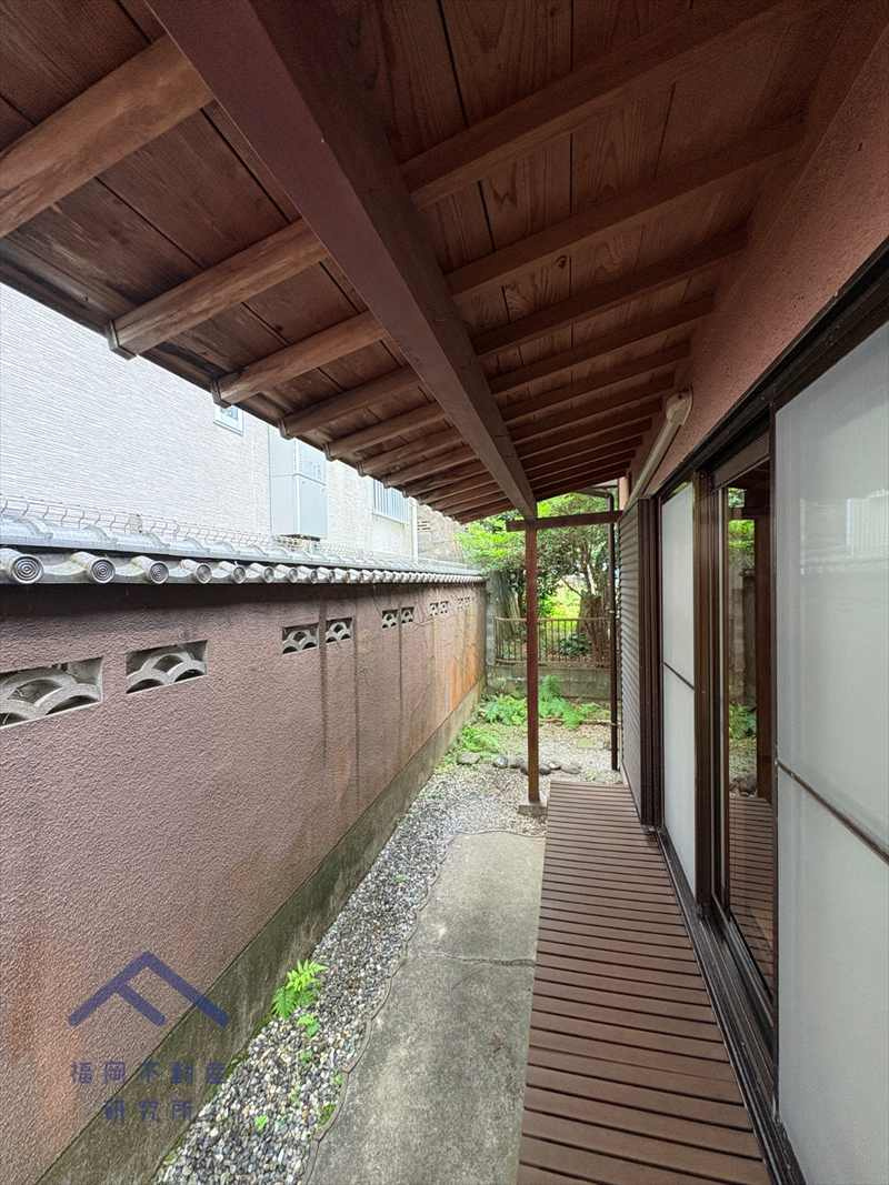早良区早良４丁目　戸建ての庭